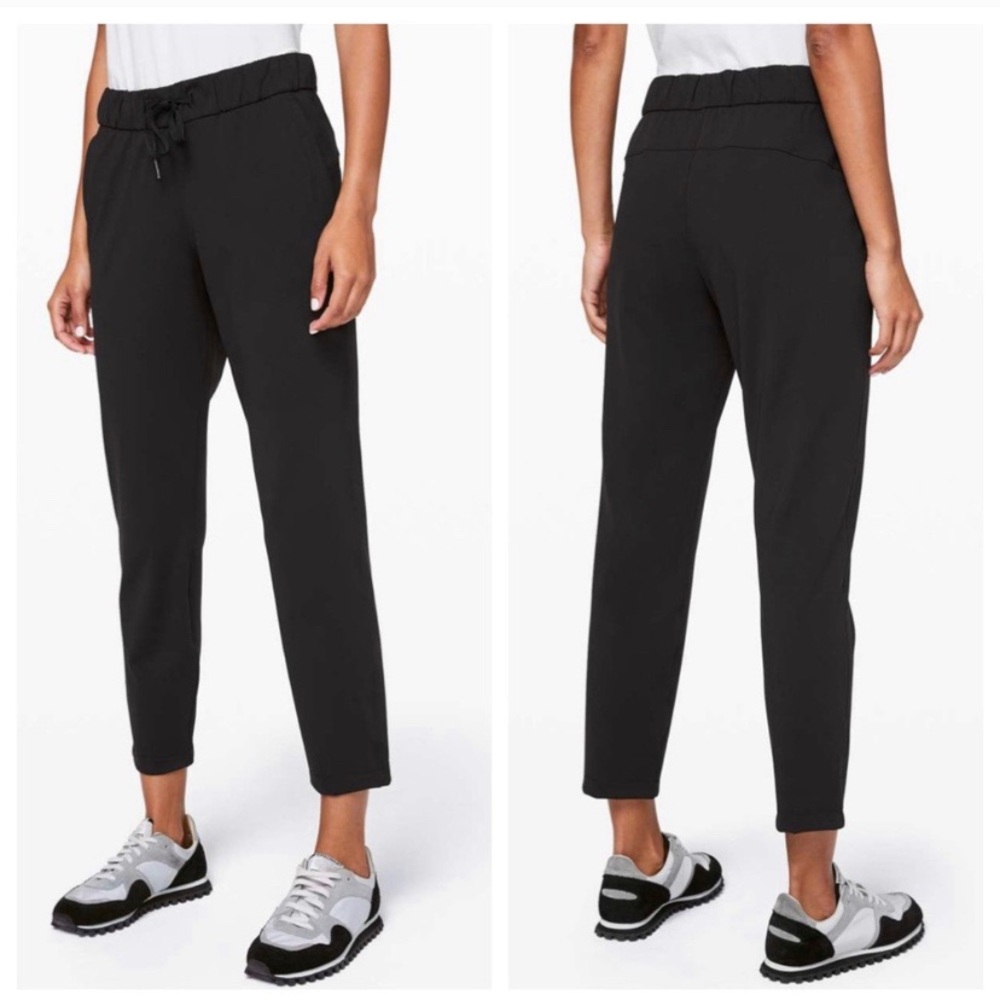 On The Fly 7/8 Pant 27” / *Woven Black sz 8 hemmed